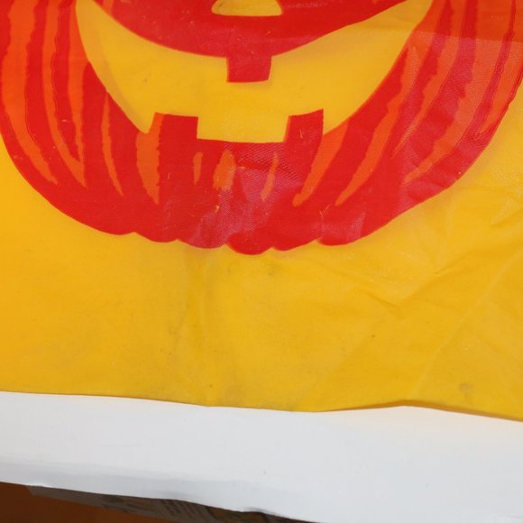 lot of 2 different size halloween bags w/ handle pumking orange - Picture 2 of 4